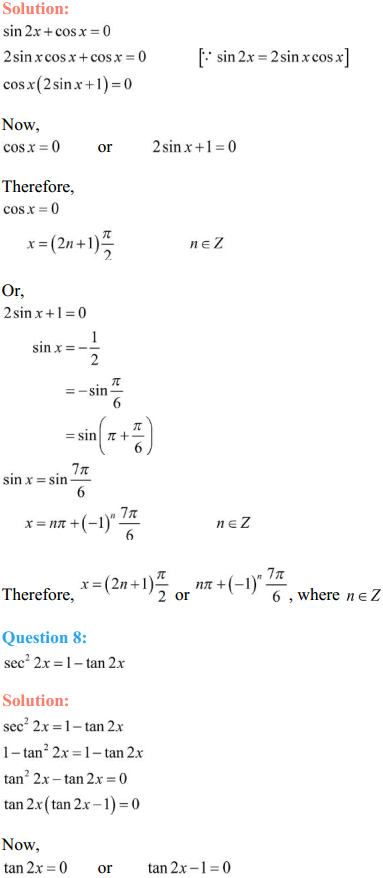 NCERT Solutions for Class 11 Maths Chapter 3 Trigonometric Functions Ex 3.4 7