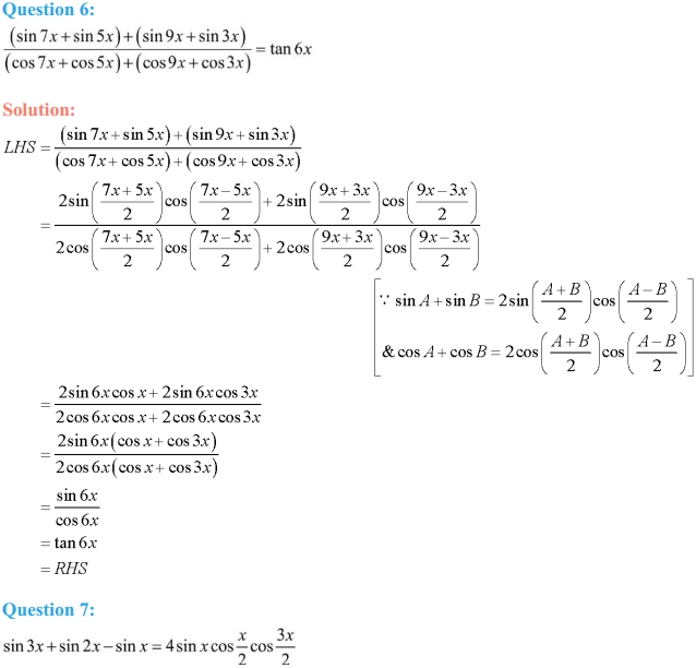 NCERT Solutions for Class 11 Maths Chapter 3 Trigonometric Functions Miscellaneous Exercise 4