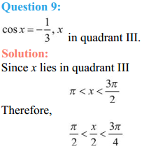 NCERT Solutions for Class 11 Maths Chapter 3 Trigonometric Functions Miscellaneous Exercise 8