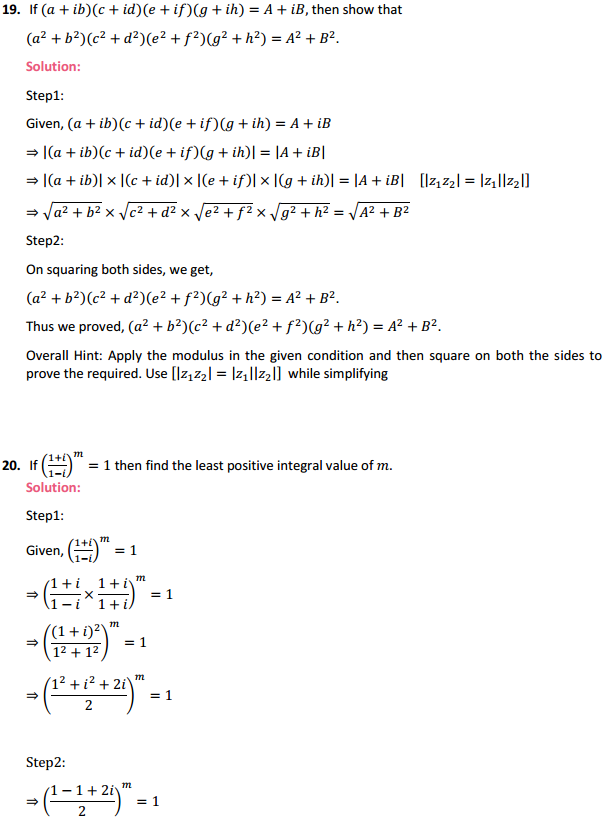 NCERT Solutions for Class 11 Maths Chapter 5 Complex Numbers and Quadratic Equations Miscellaneous Exercise 18