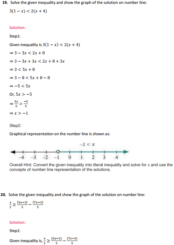 NCERT Solutions for Class 11 Maths Chapter 6 Linear Inequalities Ex 6.1 14