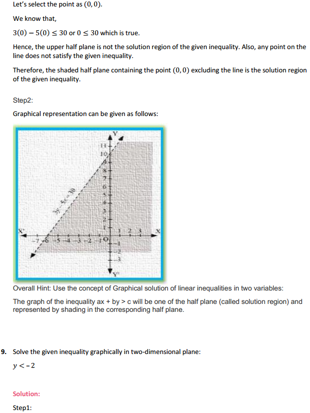 NCERT Solutions for Class 11 Maths Chapter 6 Linear Inequalities Ex 6.2 10