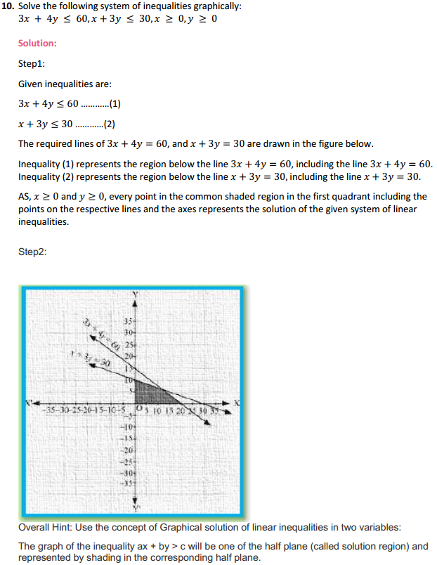 NCERT Solutions for Class 11 Maths Chapter 6 Linear Inequalities Ex 6.3 11