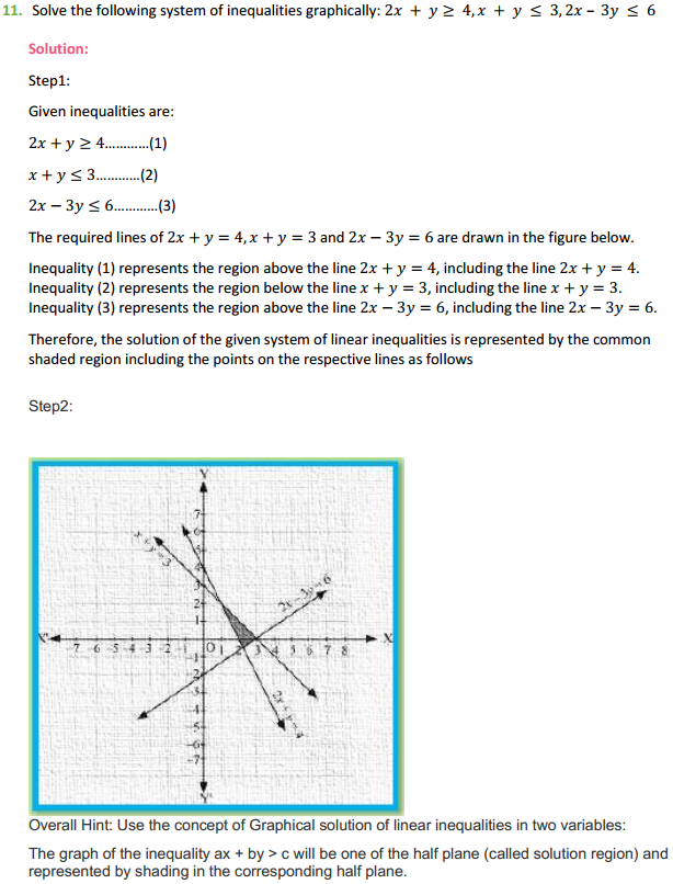 NCERT Solutions for Class 11 Maths Chapter 6 Linear Inequalities Ex 6.3 12