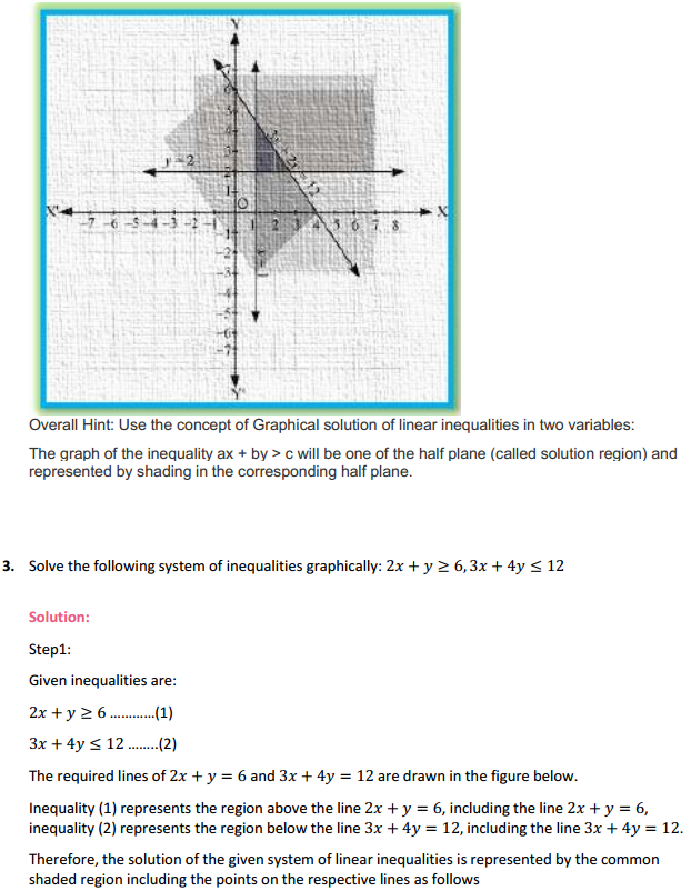 NCERT Solutions for Class 11 Maths Chapter 6 Linear Inequalities Ex 6.3 3