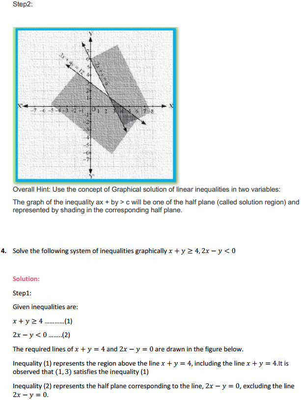 NCERT Solutions for Class 11 Maths Chapter 6 Linear Inequalities Ex 6.3 4
