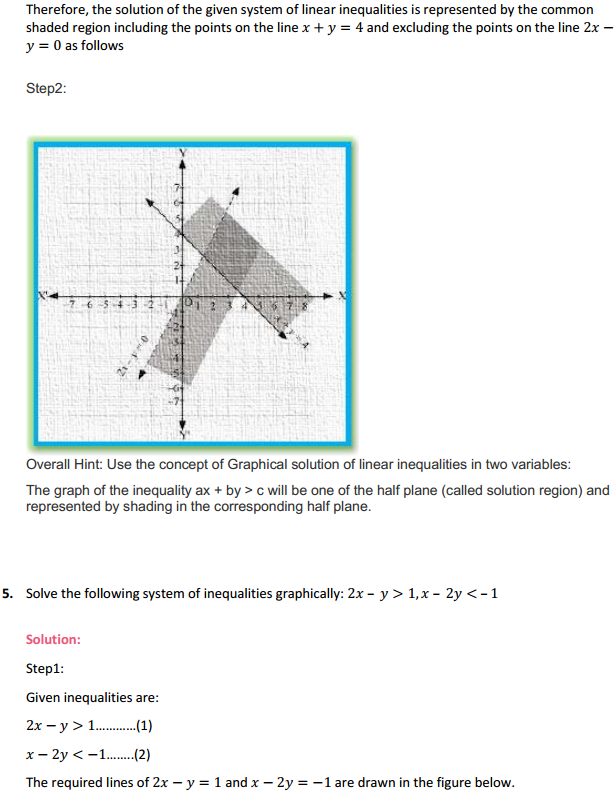 NCERT Solutions for Class 11 Maths Chapter 6 Linear Inequalities Ex 6.3 5