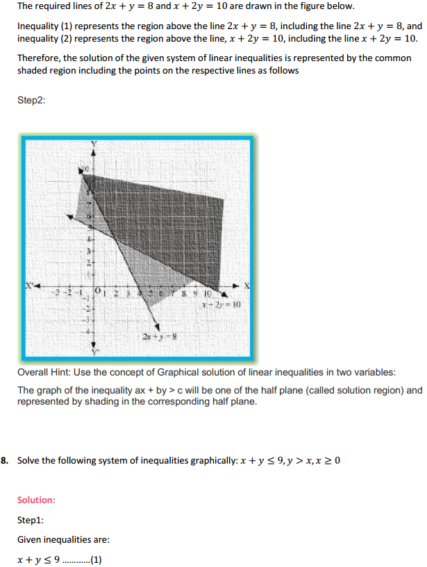 NCERT Solutions for Class 11 Maths Chapter 6 Linear Inequalities Ex 6.3 8