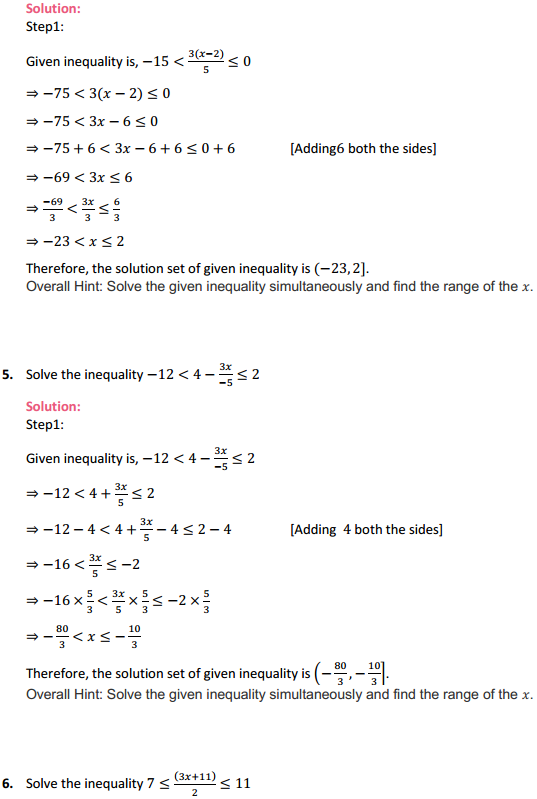 NCERT Solutions for Class 11 Maths Chapter 6 Linear Inequalities Miscellaneous Exercise 3