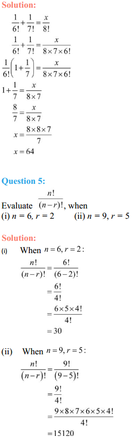 NCERT Solutions for Class 11 Maths Chapter 7 Permutations and Combinations Ex 7.2 2