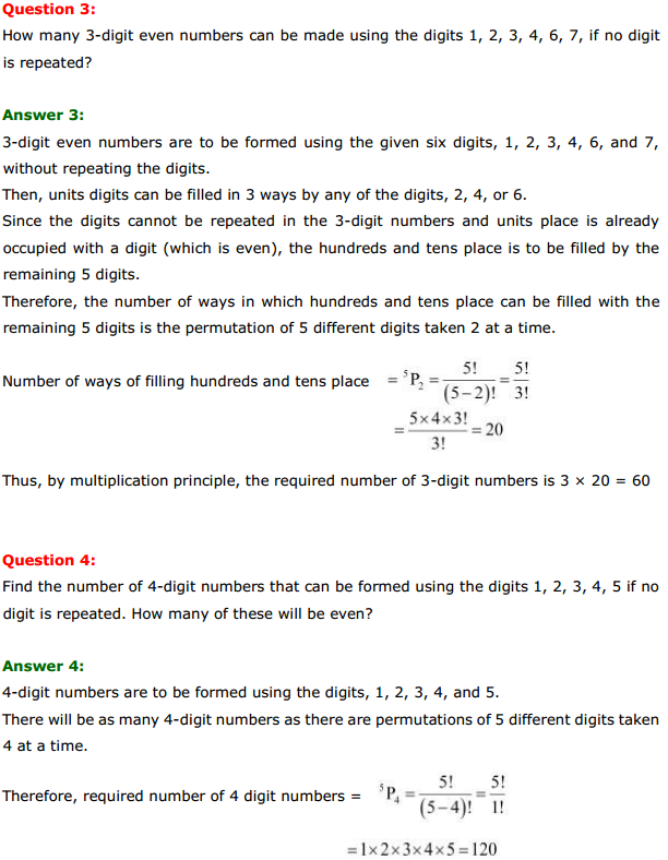 NCERT Solutions for Class 11 Maths Chapter 7 Permutations and Combinations Ex 7.3 2