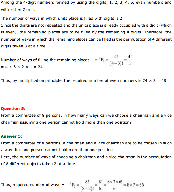 NCERT Solutions for Class 11 Maths Chapter 7 Permutations and Combinations Ex 7.3 3