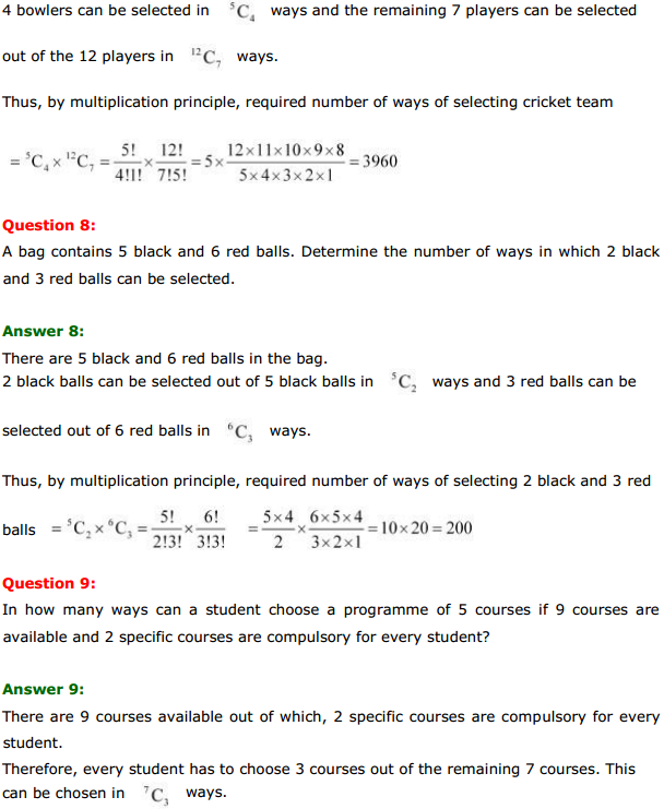 NCERT Solutions for Class 11 Maths Chapter 7 Permutations and Combinations Ex 7.4 5