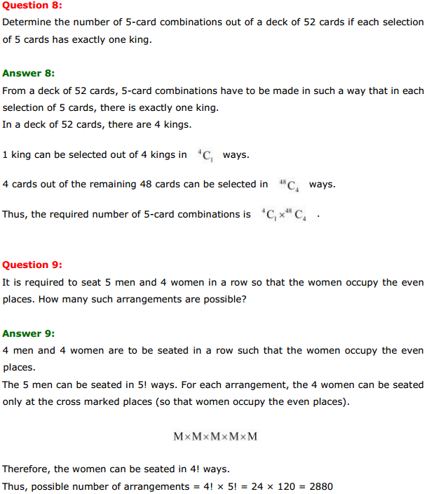 NCERT Solutions for Class 11 Maths Chapter 7 Permutations and Combinations Miscellaneous Exercise 6