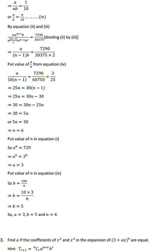 NCERT Solutions for Class 11 Maths Chapter 8 Binomial Theorem Miscellaneous Exercise 2