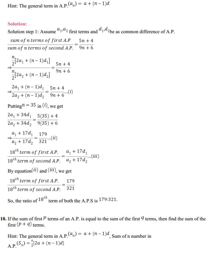 NCERT Solutions for Class 11 Maths Chapter 9 Sequences and Series Ex 9.2 11