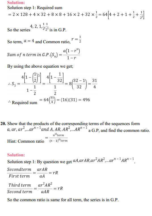 NCERT Solutions for Class 11 Maths Chapter 9 Sequences and Series Ex 9.3 23