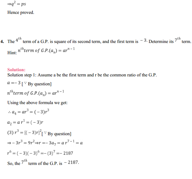 NCERT Solutions for Class 11 Maths Chapter 9 Sequences and Series Ex 9.3 4