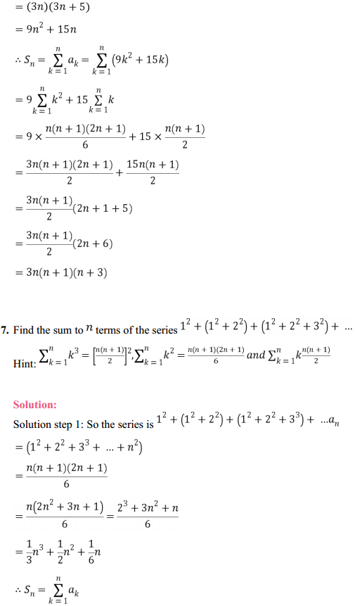 NCERT Solutions for Class 11 Maths Chapter 9 Sequences and Series Ex 9.4 7