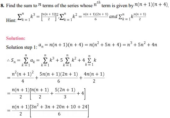 NCERT Solutions for Class 11 Maths Chapter 9 Sequences and Series Ex 9.4 9