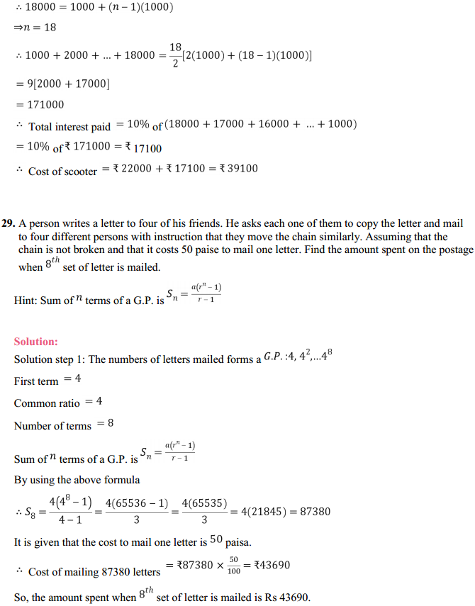 NCERT Solutions for Class 11 Maths Chapter 9 Sequences and Series Miscellaneous Exercise 44