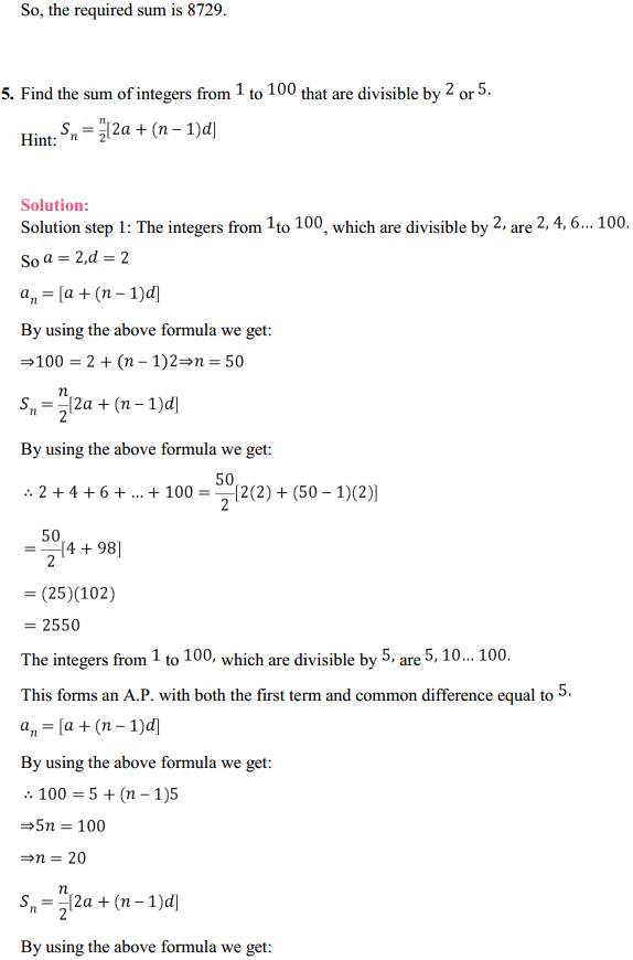 NCERT Solutions for Class 11 Maths Chapter 9 Sequences and Series Miscellaneous Exercise 6