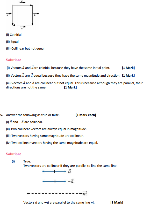 NCERT Solutions for Class 12 Maths Chapter 10 Vector Algebra Ex 10.1 3