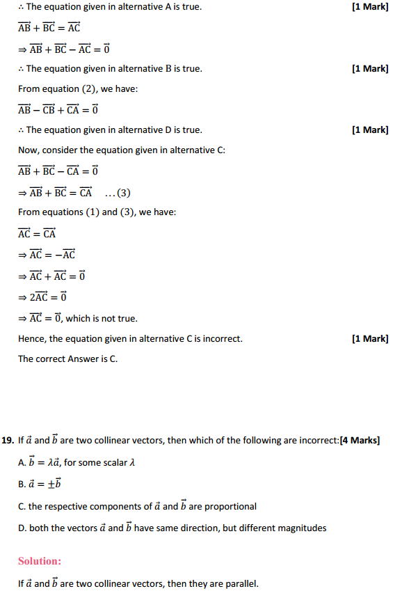 NCERT Solutions for Class 12 Maths Chapter 10 Vector Algebra Ex 10.2 9
