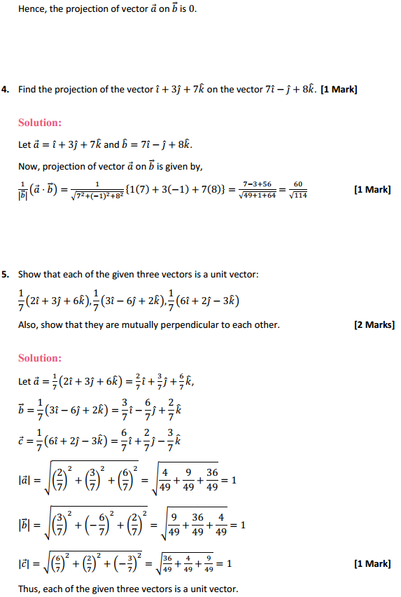 NCERT Solutions for Class 12 Maths Chapter 10 Vector Algebra Ex 10.3 3