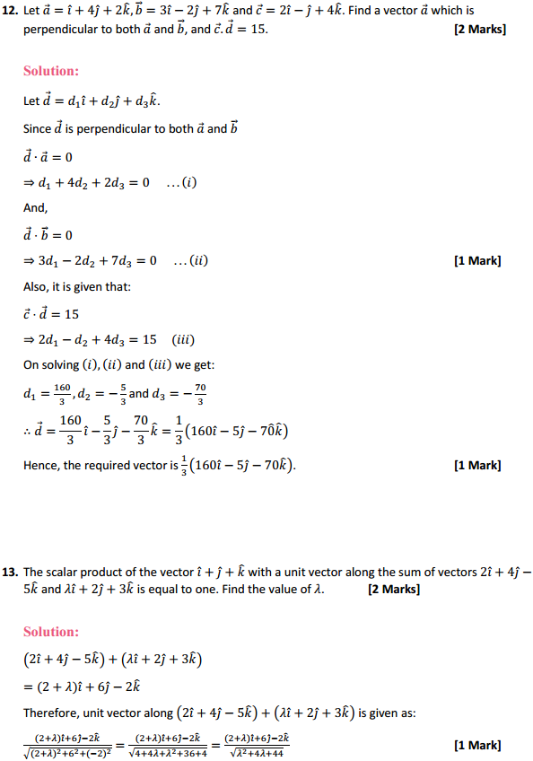 NCERT Solutions for Class 12 Maths Chapter 10 Vector Algebra Miscellaneous Exercise 8