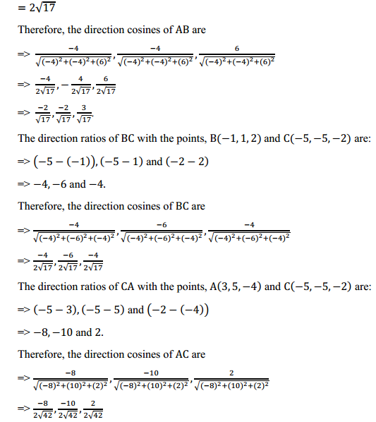 NCERT Solutions for Class 12 Maths Chapter 11 Three Dimensional Geometry Ex 11.1 4