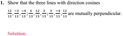 NCERT Solutions for Class 12 Maths Chapter 11 Three Dimensional Geometry Ex 11.2 1
