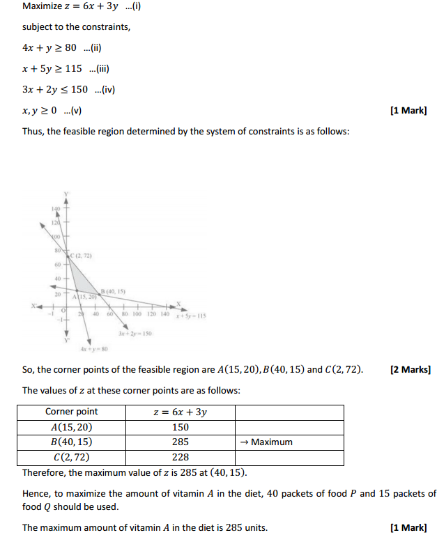 NCERT Solutions for Class 12 Maths Chapter 12 Linear Programming Miscellaneous Exercise 2