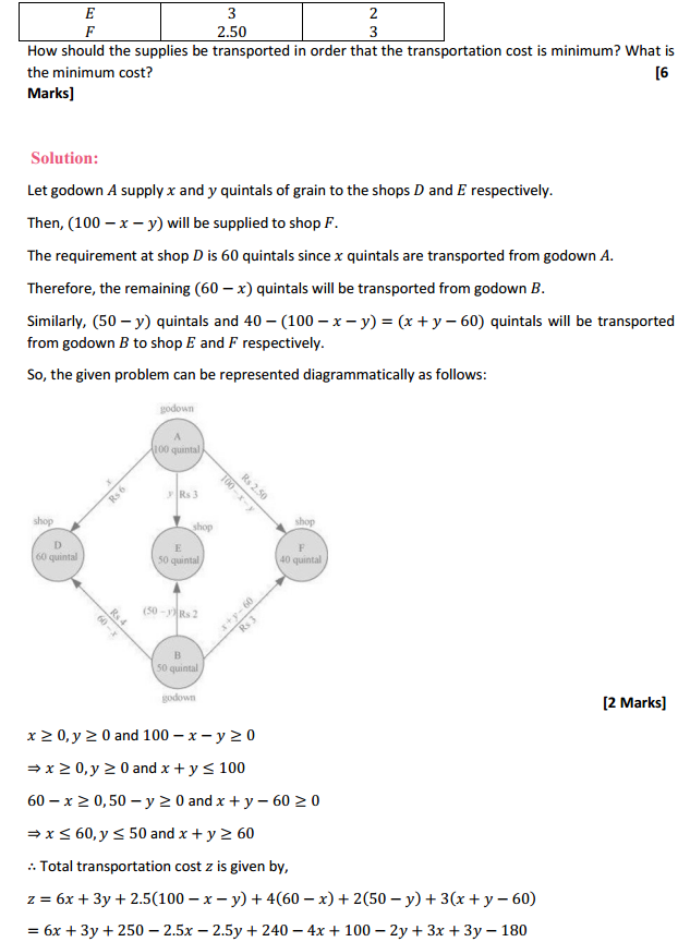 NCERT Solutions for Class 12 Maths Chapter 12 Linear Programming Miscellaneous Exercise 9