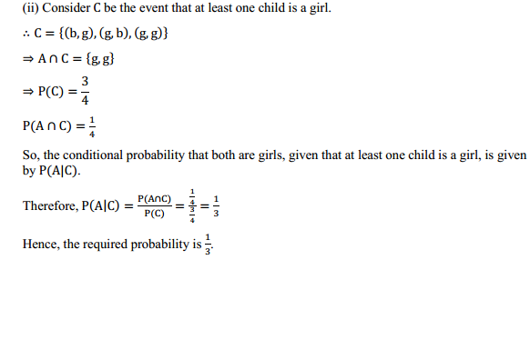 NCERT Solutions for Class 12 Maths Chapter 13 Probability Ex 13.1 16