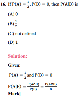NCERT Solutions for Class 12 Maths Chapter 13 Probability Ex 13.1 20