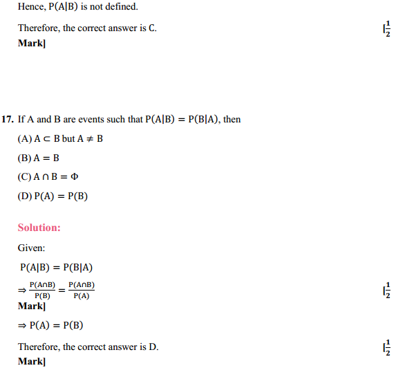 NCERT Solutions for Class 12 Maths Chapter 13 Probability Ex 13.1 21