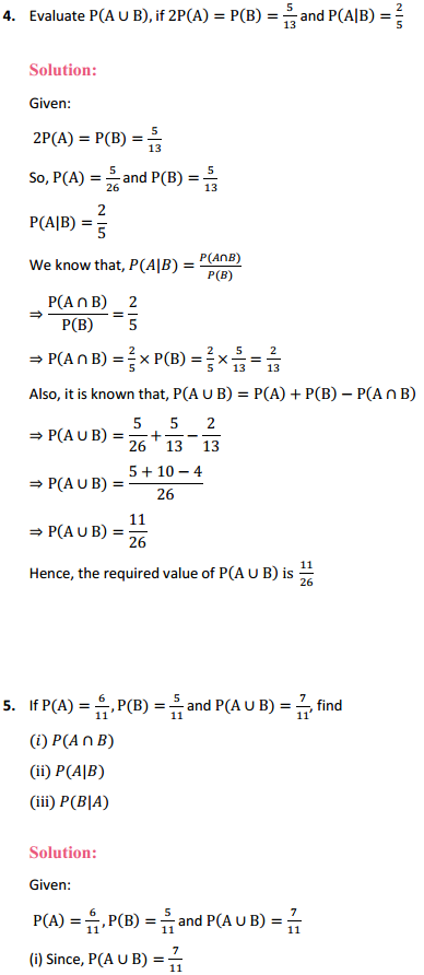 NCERT Solutions for Class 12 Maths Chapter 13 Probability Ex 13.1 3