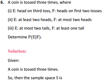 NCERT Solutions for Class 12 Maths Chapter 13 Probability Ex 13.1 5