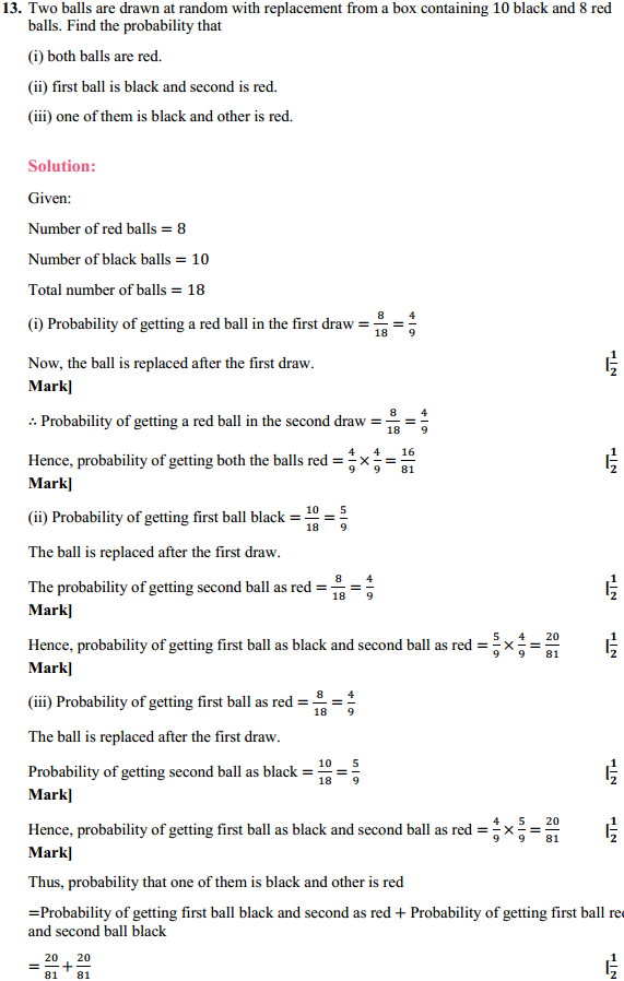 NCERT Solutions for Class 12 Maths Chapter 13 Probability Ex 13.2 16