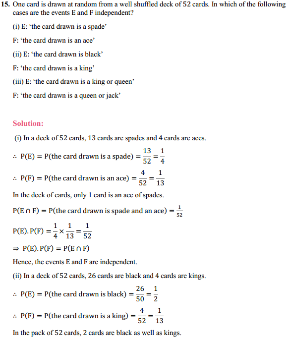 NCERT Solutions for Class 12 Maths Chapter 13 Probability Ex 13.2 19