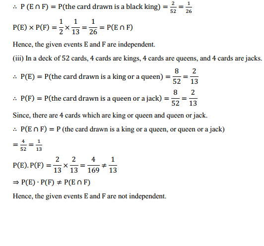 NCERT Solutions for Class 12 Maths Chapter 13 Probability Ex 13.2 20