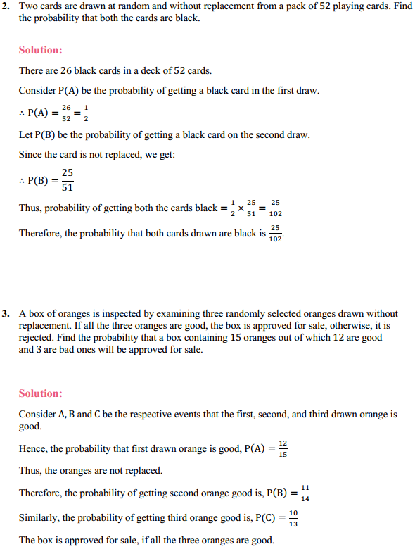 NCERT Solutions for Class 12 Maths Chapter 13 Probability Ex 13.2 3