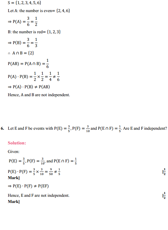 NCERT Solutions for Class 12 Maths Chapter 13 Probability Ex 13.2 6