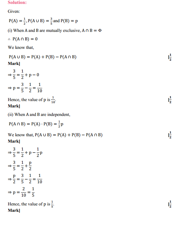 NCERT Solutions for Class 12 Maths Chapter 13 Probability Ex 13.2 8