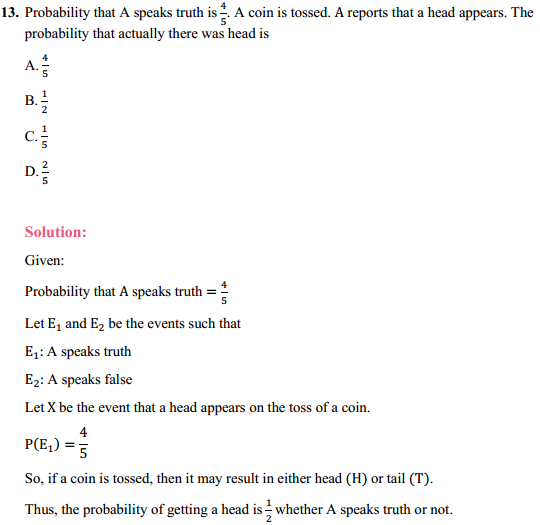 NCERT Solutions for Class 12 Maths Chapter 13 Probability Ex 13.3 17