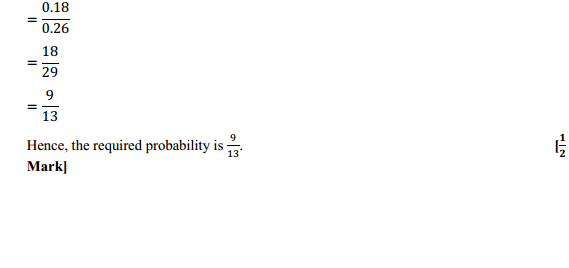NCERT Solutions for Class 12 Maths Chapter 13 Probability Ex 13.3 4