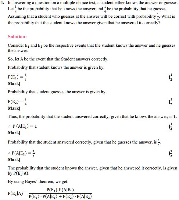 NCERT Solutions for Class 12 Maths Chapter 13 Probability Ex 13.3 5