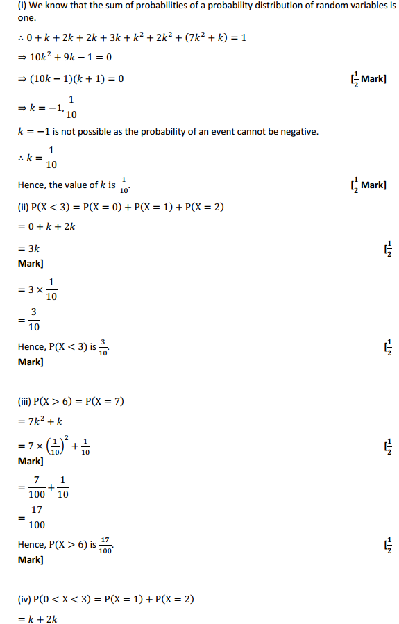 NCERT Solutions for Class 12 Maths Chapter 13 Probability Ex 13.4 14