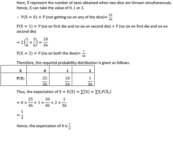NCERT Solutions for Class 12 Maths Chapter 13 Probability Ex 13.4 20